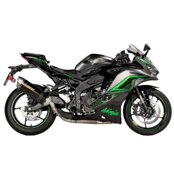 AKS-K2SO10-HRC - 2 Akrapovic Kawasaki Ninja ZX-25R 23-25 Slip-On