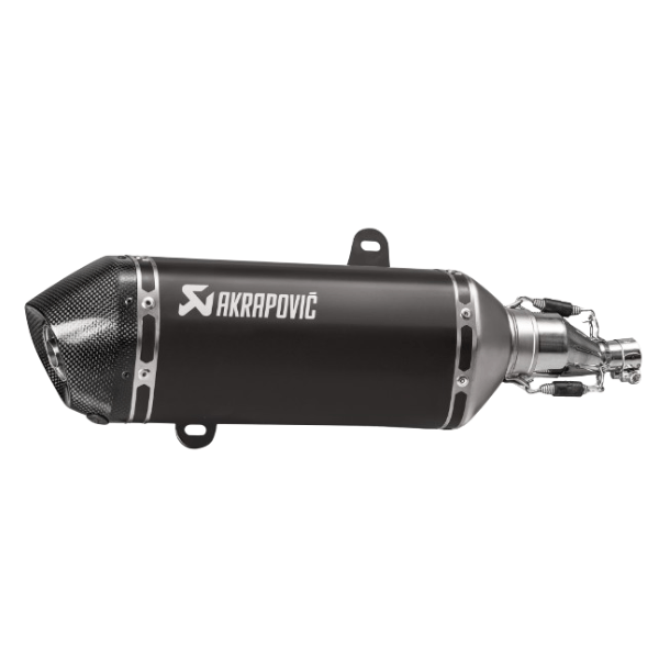 AKS-VE125SO2-HZBL Akrapovic Vespa GTS 125 21-24 Slip-On